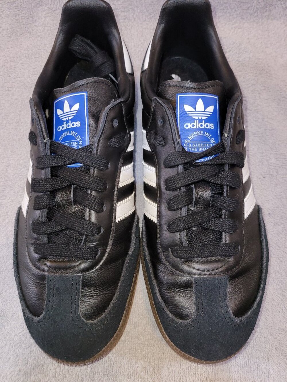 Adidas Samba OG Originals Black White Brown Gum B75807 Mens Size 6.5 Sneakers - Picture 5 of 16